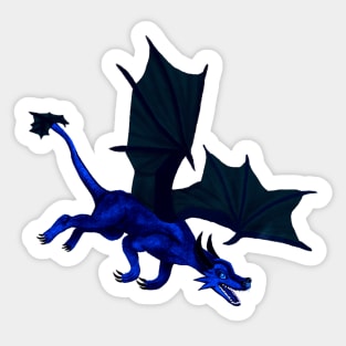 Blue Dragon Sticker